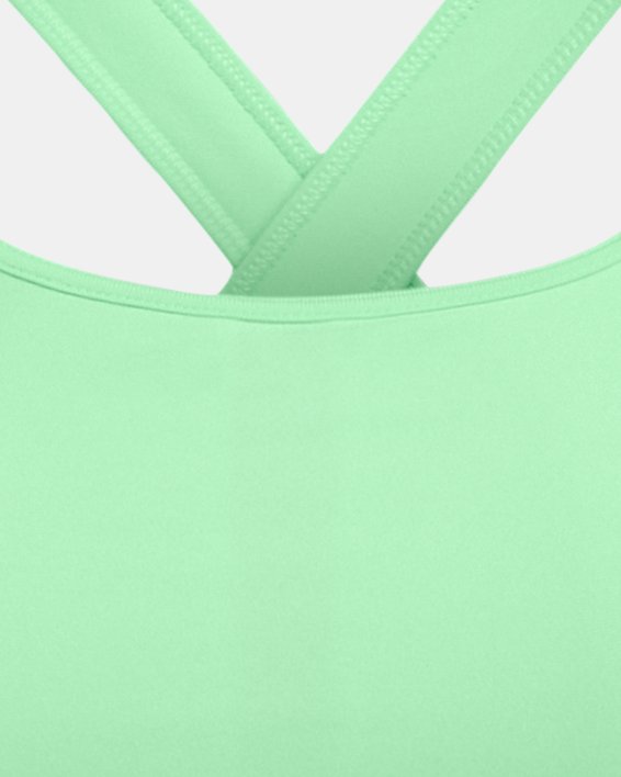 Sujetador deportivo de sujeción media y espalda cruzada Armour® para mujer, Green, pdpMainDesktop image number 9