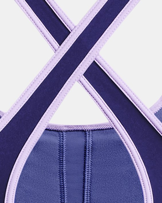 Bra Deportivo Armour® Mid Crossback para Mujer, Blue, pdpMainDesktop image number 11