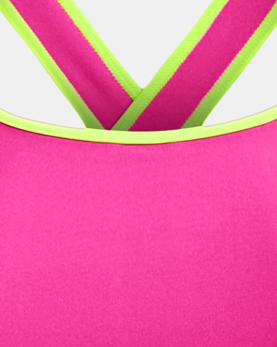 Bra Deportivo Armour® Mid Crossback para Mujer, Pink, pdpMainDesktop image number 10