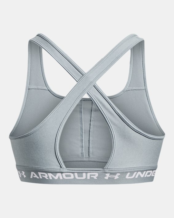 Under Armour Women's Armour® Mid Crossback Heather Sports Bra. 12