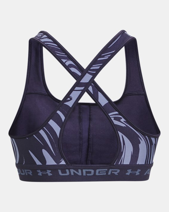 Under Armour Women's Armour® Mid Crossback Printed Sports Bra. 12