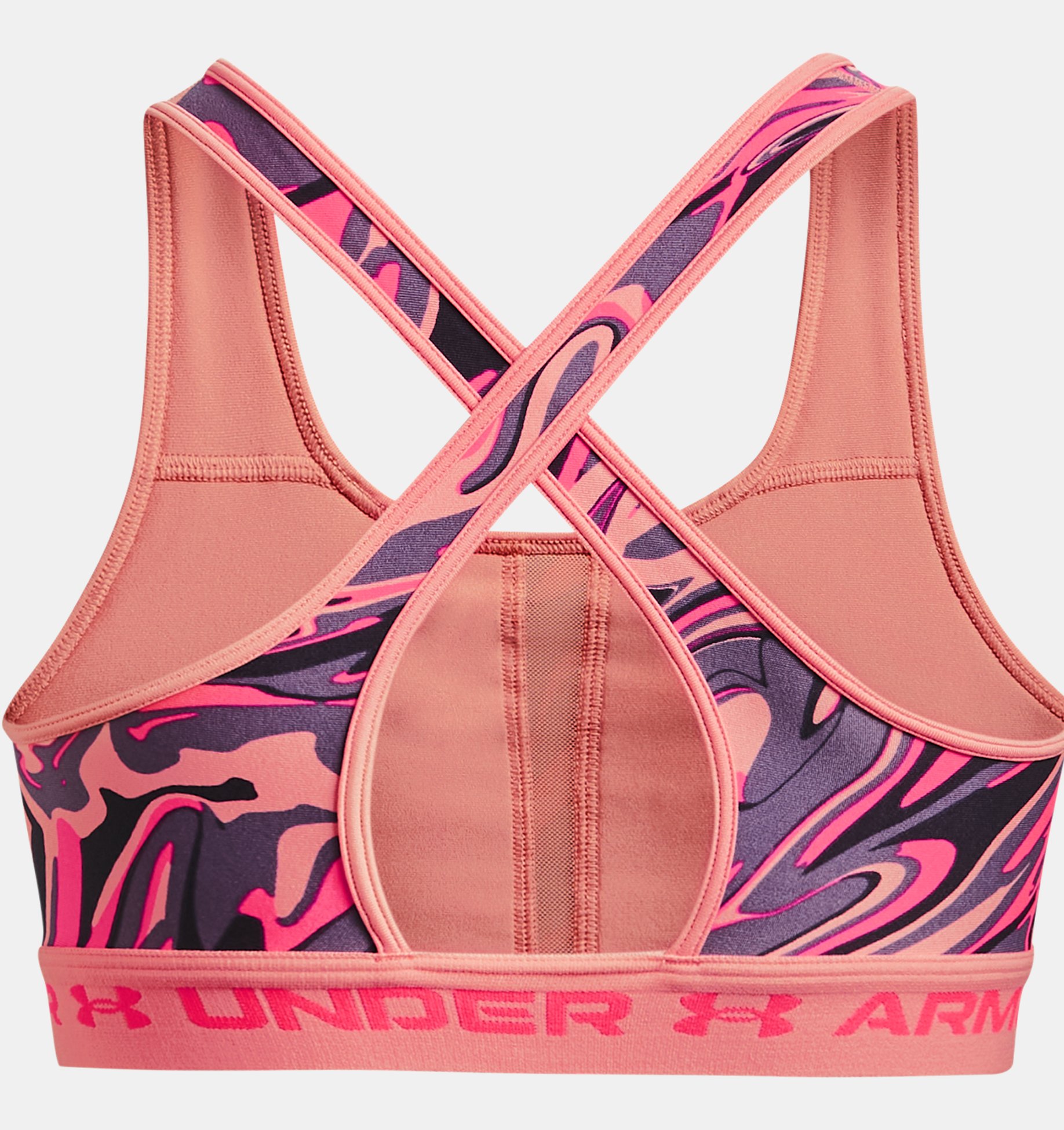 Under Armour Womens Breathelux Performance Bra (Pink)