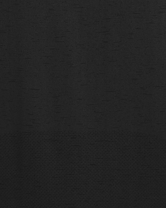 Men's UA Seamless Short Sleeve in Black image number 6