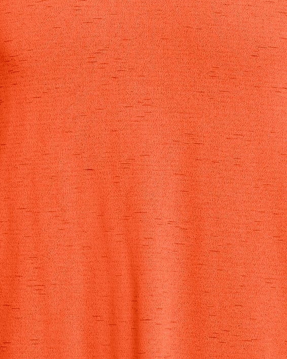 Men's UA Seamless Short Sleeve in Orange image number 4