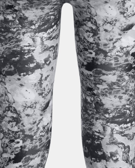 Pescadores HeatGear® Armour Printed Ankle Crop para niña, Gray, pdpMainDesktop image number 1