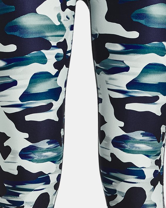 Girls' HeatGear® Armour Printed Ankle Crop | Under Armour