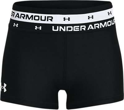  Under Armour Womens HeatGear Armour Shorty Shorts, Black