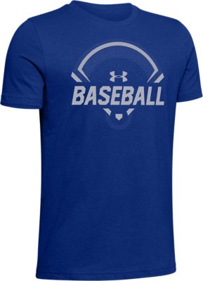 Boys' UA Baseball Logo Short Sleeve 