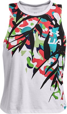 Women's UA Run Floral Tank image number 4