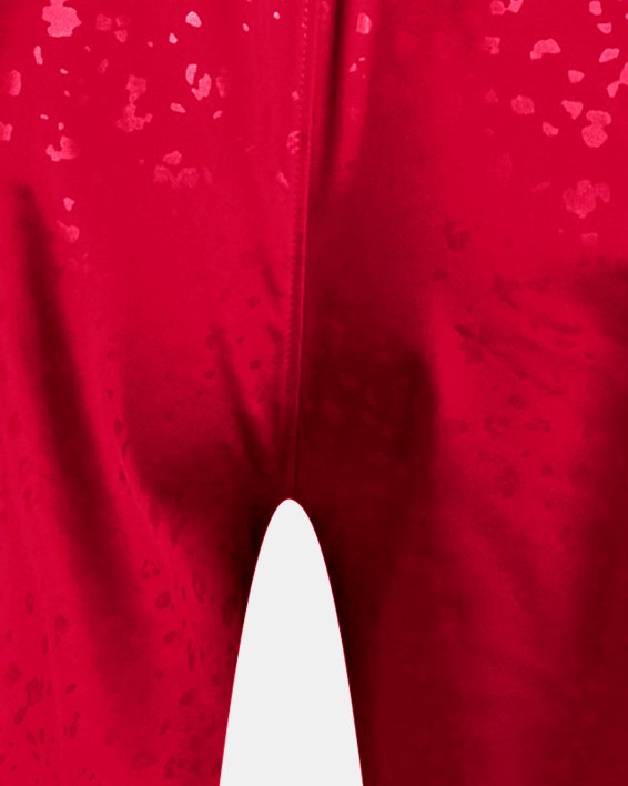 Herren UA Woven Emboss Shorts, Red, pdpMainDesktop image number 5