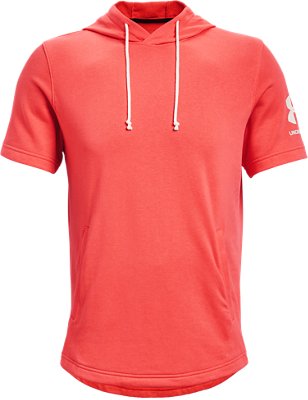 under armour men's terry short sleeve hoodie