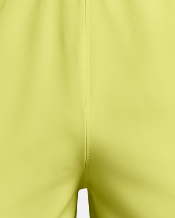Men's UA Launch Run 5" Shorts, Yellow, pdpMainDesktop image number 5
