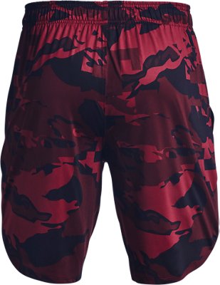 under armour men's train stretch camo shorts