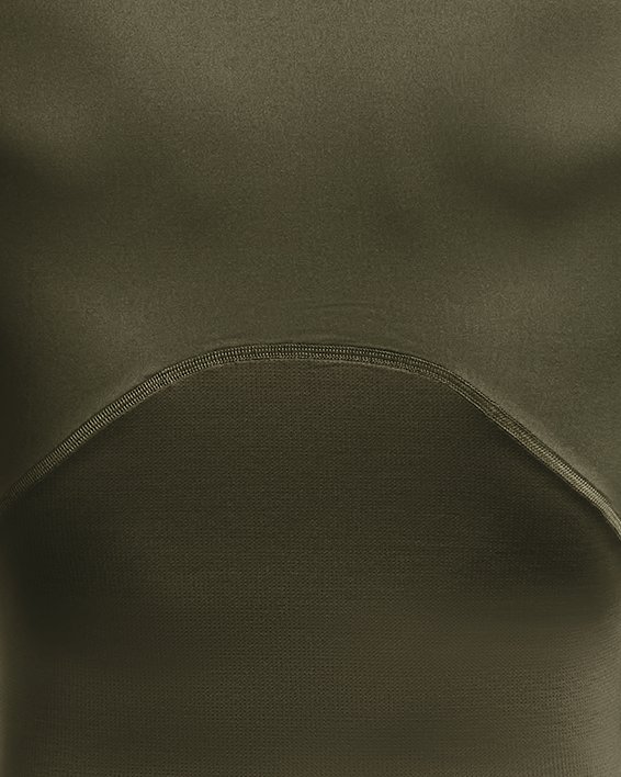 Men's HeatGear® Long Sleeve, Green, pdpMainDesktop image number 5