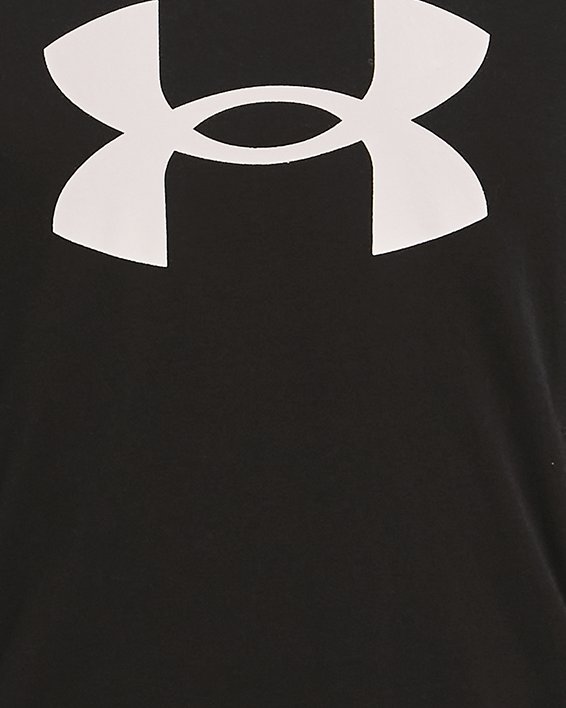Men's UA Rival Terry Big Logo Hoodie in Black image number 6