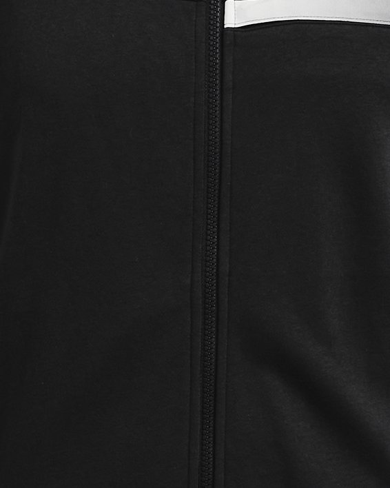 Men's UA Rival Terry AMP Full Zip Hoodie, Black, pdpMainDesktop image number 4