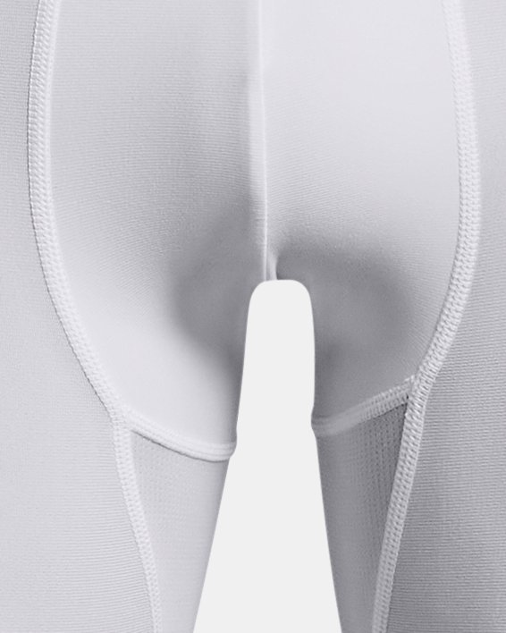 Pantalón corto HeatGear® Pocket Long para hombre, White, pdpMainDesktop image number 4