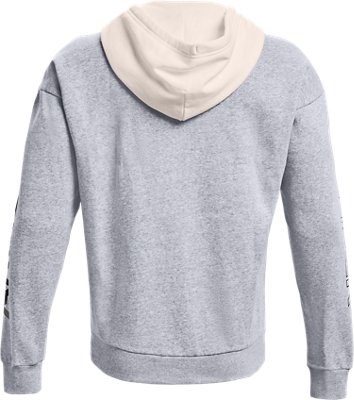 Men's UA Rival Fleece Colorblock Full Zip Hoodie image number 5