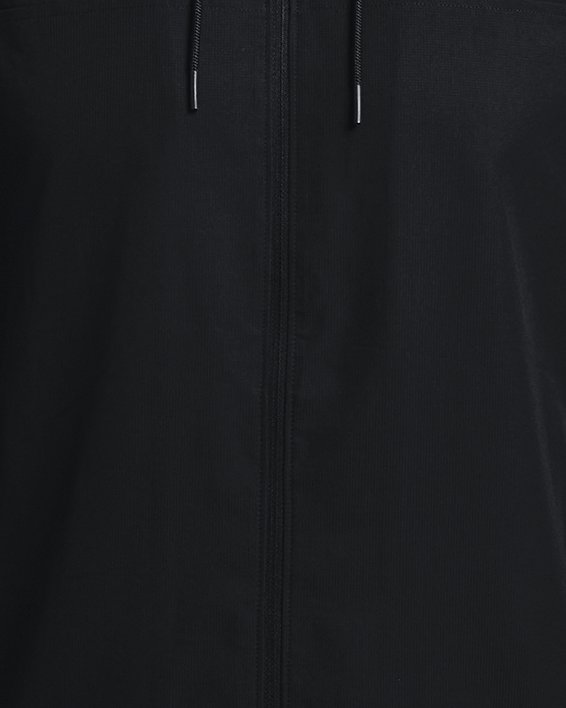 Men's UA Sportstyle Windbreaker Jacket in Black image number 4