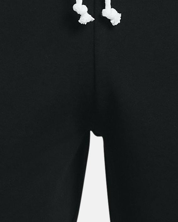 Herren UA Rival Shorts aus French Terry, Black, pdpMainDesktop image number 4
