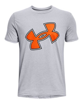 Boys' UA HoopsCore T-Shirt, Gray, pdpZoomDesktop image number 0