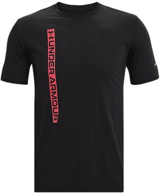 Men's UA Vertical Wordmark Short Sleeve image number 4