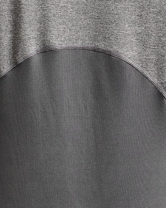 Men's HeatGear® Fitted Short Sleeve, Gray, pdpMainDesktop image number 5