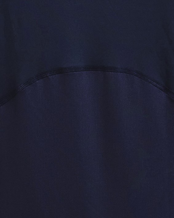 Men's HeatGear® Fitted Short Sleeve, Blue, pdpMainDesktop image number 6
