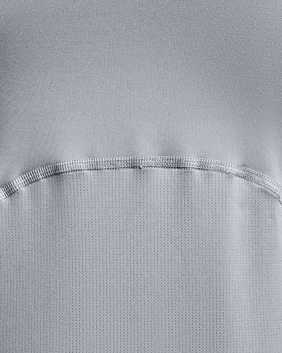 Under Armour Boys' Heatgear Armour Short Sleeve Shirt, XL, Steel/Black