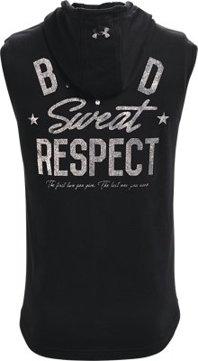 Men's Project Rock Terry Bull Sleeveless Hoodie image number 5