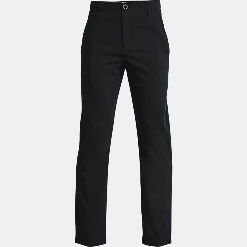 Boys' Under Armour Matchplay Pants Black / Mod Gray / Halo Gray YXS (122 - 127 cm)