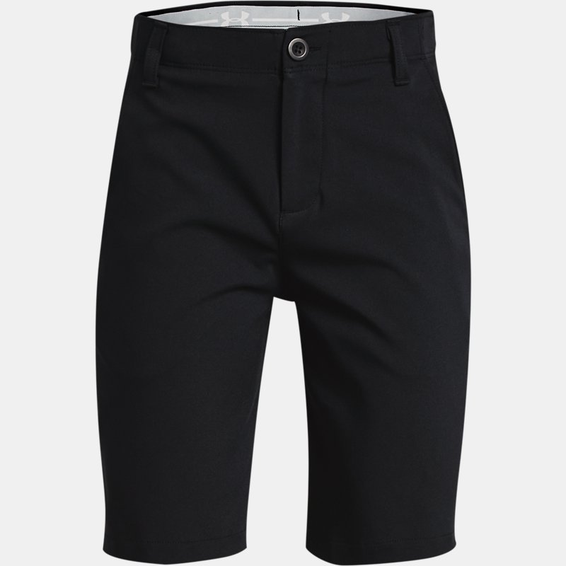 Boys' Under Armour Golf Shorts Black / Halo Gray YSM