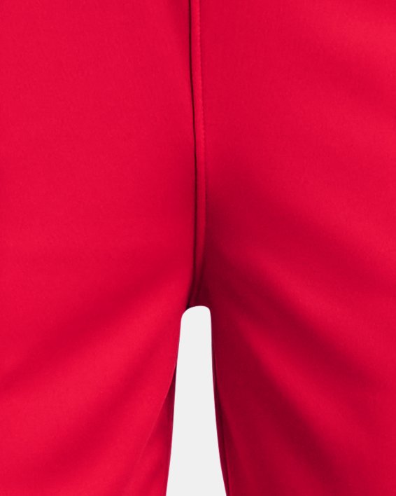 Boys' UA Prototype 2.0 Wordmark Shorts in Red image number 0