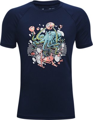 男童UA Tech&trade; Octo-Sport短袖T恤 image number 0