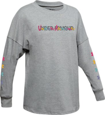 Girls' UA Rainbow Branding Long Sleeve 