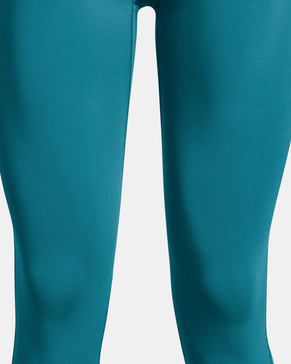UNDER ARMOUR Women's UA Meridian Fitted Ankle Leggings NWT Aqua