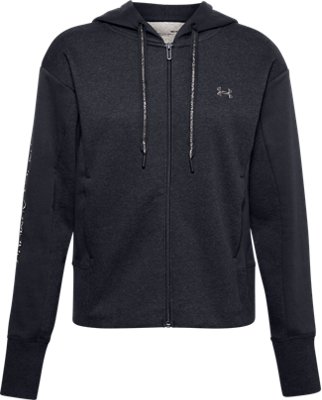 Women's UA Rival Fleece Embroidered Full Zip Hoodie image number 4