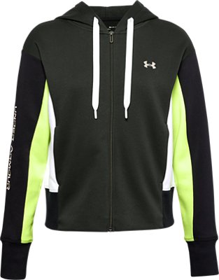 green full zip hoodie