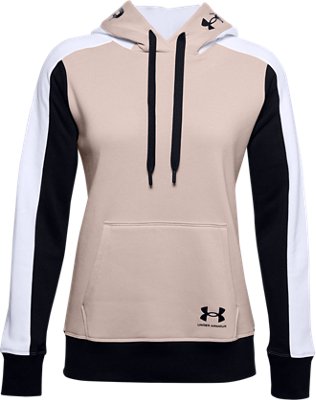 under armour women's cotton rival fleece logo hoodie