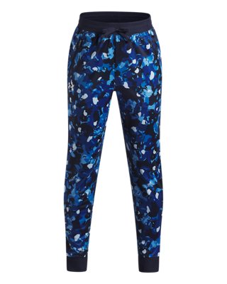 Брюки Under Armour UA Pennant для мальчиков, цвет: Тёмно-синий / Белый — фото 1