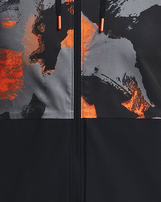 Men's Project Rock Legacy Windbreaker Jacket, Black, pdpMainDesktop image number 4