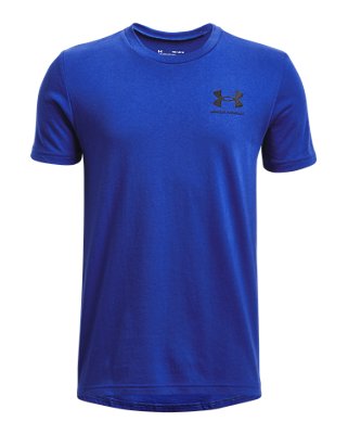 UA Left Chest Logo, Blue, pdpMainDesktop image number 0