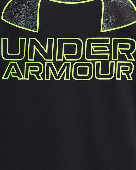 Under Armour Boys' UA Tech™ Hybrid Print Fill Short Sleeve. 1