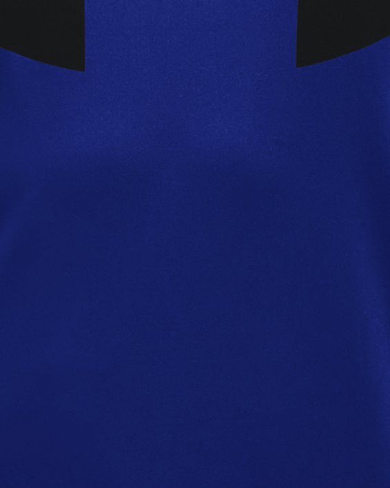 Jungen UA Tech™ Kurzarm-Oberteil mit großem Logo, Blue, pdpMainDesktop image number 0