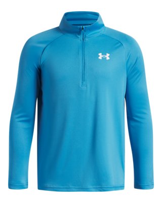 Under Armour Boys Blue Tech™ 2.0 ' ½ Zip Ether / White Yxl (63 - 67 In)