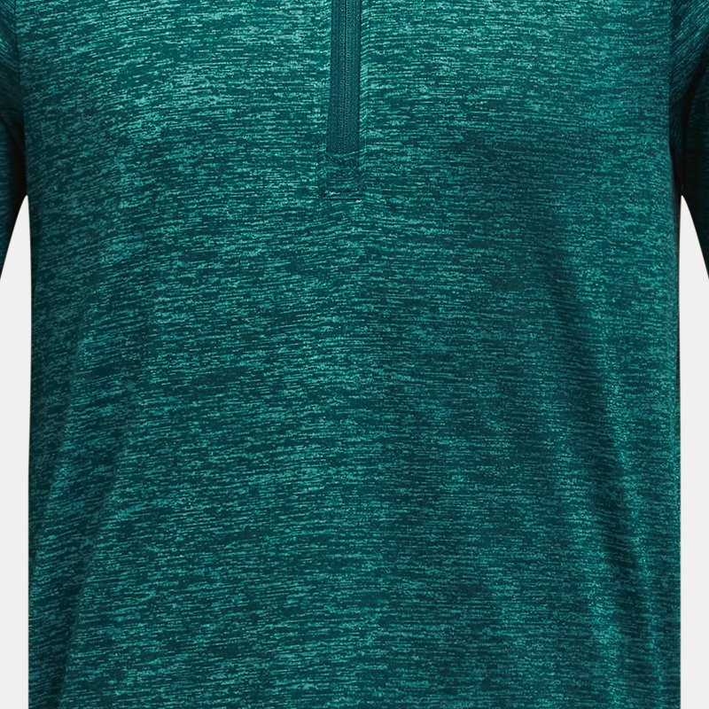Boys'  Under Armour  Tech™ 2.0 ½ Zip Circuit Teal / Black YLG (59 - 63 in)