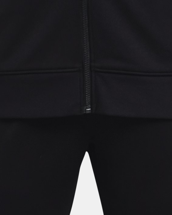 Boys' UA Rival Knit Tracksuit in Black image number 0