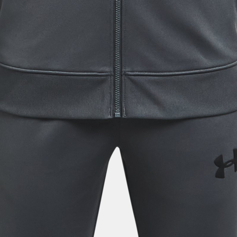 Boys'  Under Armour  Rival Knit Tracksuit Pitch Gray / Black / Black YXL (63 - 67 in)