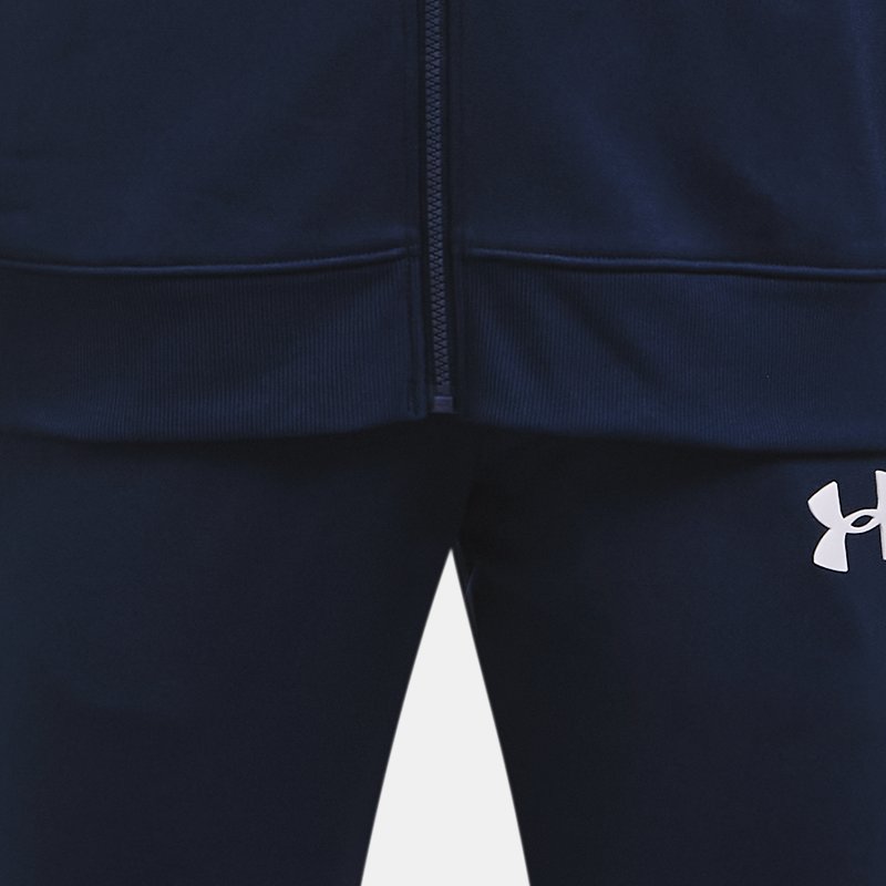 Boys' Under Armour Knit Tracksuit Academy / White YXS (48 - 50 in)