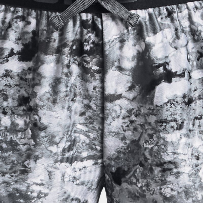 Pantalón corto Under Armour Play Up estampado para niña Pitch Gris / Negro YMD (137 - 149 cm)
